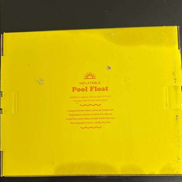 Sun Squad Inflatable Pool Float - Multicolor - Picture 3 of 3